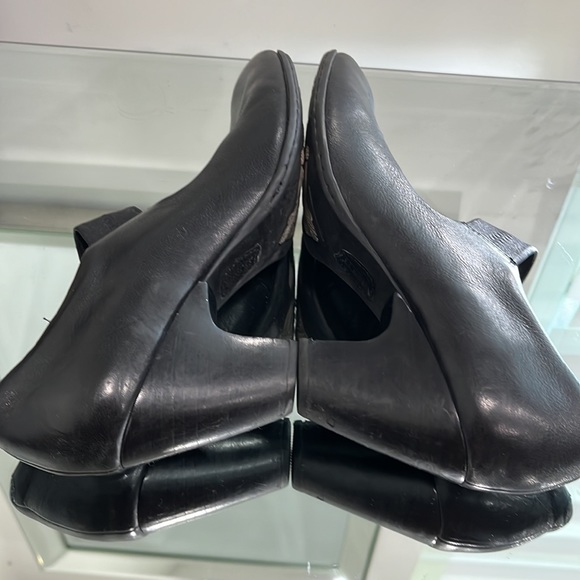 Born Leather Mary Jane Style Black Chunky Heel 8 US - Picture 16 of 16